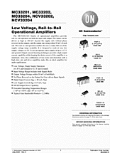 DataSheet MC33201 pdf